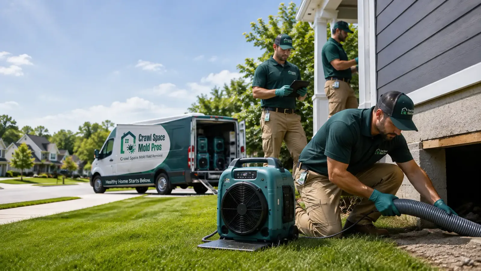 Crawl Space Mold Removal in Saint Francis, WI